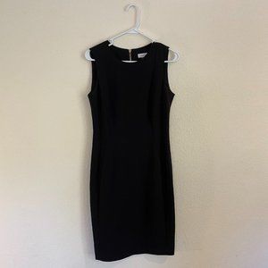 Black Calvin Klein Stretch Sheath Dress - Size 8 worn once